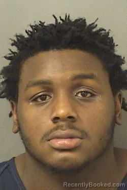 Mugshot of JAHMARION FLOWERS booked in Palm Beach County, Florida on March 22, 2026