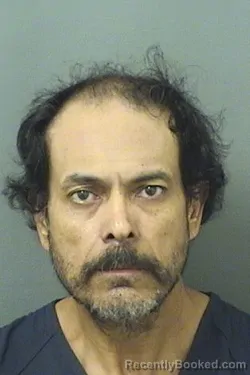 Mugshot of AGUSTIN INIGUEZ booked in Palm Beach County, Florida on March 22, 2026