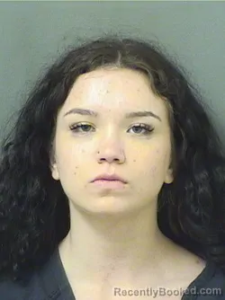 Mugshot of CELENA HELEN INZANO booked in Palm Beach County, Florida on March 23, 2026