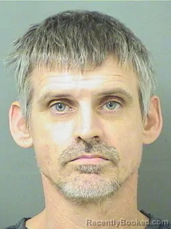 Mugshot of ROBERT JOHN WEBBER booked in Palm Beach County, Florida on March 23, 2026