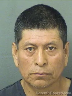 Mugshot of OSCAR SIGUANTAYPEREZ booked in Palm Beach County, Florida on March 24, 2026