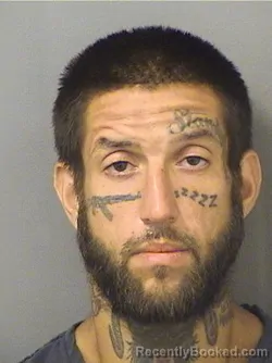 Mugshot of BRANDON EDWARD HAYES booked in Palm Beach County, Florida on March 24, 2026