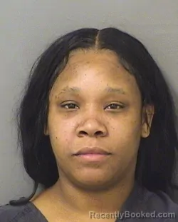 Mugshot of BREAUNTA K FREDERICK booked in Palm Beach County, Florida on March 25, 2026