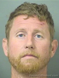 Mugshot of ZACHARY NEIL BARKER booked in Palm Beach County, Florida on March 26, 2026