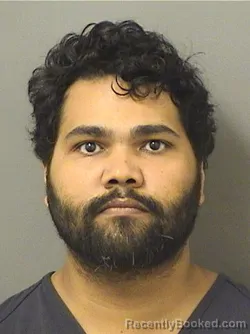 Mugshot of SYDNEY SHELDON ALMORALES booked in Palm Beach County, Florida on March 26, 2026