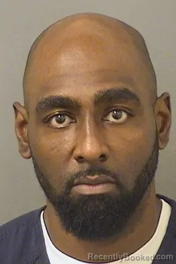 Mugshot of CLEY RASHAUD HUDSON booked in Palm Beach County, Florida on March 26, 2026