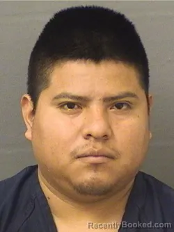 Mugshot of ISAIAS GILBERTO CHAVEZCHAVEZ booked in Palm Beach County, Florida on March 27, 2026