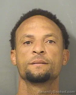 Mugshot of DEANDRE MARTEZ JACKSON booked in Palm Beach County, Florida on March 27, 2026