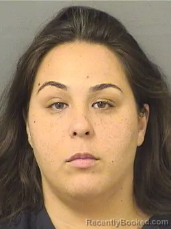 Mugshot of BRITTANY AMANDA CACHO booked in Palm Beach County, Florida on March 27, 2026
