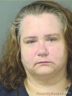 Mugshot of TASHA NICOLE MARTIN booked in Palm Beach County, Florida on March 27, 2026