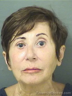 Mugshot of MAYA GRINBERG booked in Palm Beach County, Florida on March 28, 2026