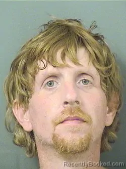 Mugshot of CHRISTOPHER ANTHONY WATKINS booked in Palm Beach County, Florida on March 28, 2026