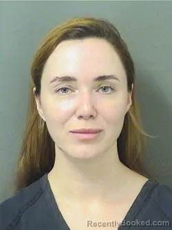 Mugshot of KATERYNA SINDONI booked in Palm Beach County, Florida on March 28, 2026