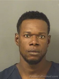 Mugshot of JUNIOR LAURENT booked in Palm Beach County, Florida on March 29, 2026