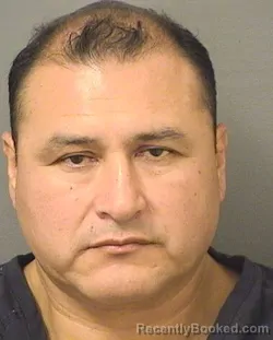 Mugshot of MIGUEL A GUZMAN booked in Palm Beach County, Florida on March 29, 2026