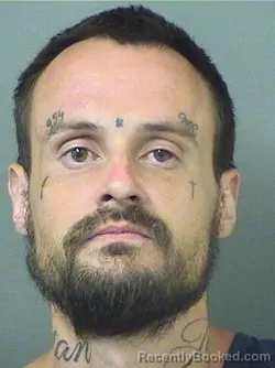 Mugshot of PARKER JAMES FREDERICK booked in Palm Beach County, Florida on March 29, 2026