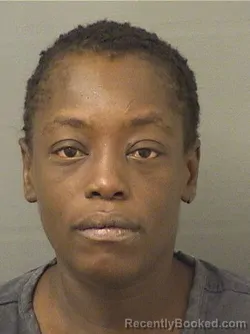 Mugshot of ZERETHA LASHA JOHNSON booked in Palm Beach County, Florida on March 30, 2026