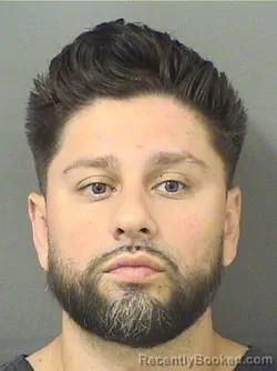 Mugshot of MIKE HEIBER MURCIA booked in Palm Beach County, Florida on March 30, 2026