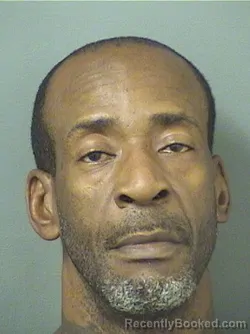 Mugshot of RONALD ELYNWOODJ JONES booked in Palm Beach County, Florida on April 2, 2026