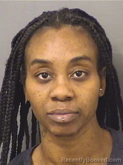 Mugshot of KENNEISHA CACHE BELL booked in Palm Beach County, Florida on April 2, 2026