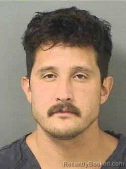 Mugshot of MATTHEW CURTIS VALENCIA booked in Palm Beach County, Florida on April 3, 2026