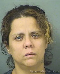 Mugshot of IRENE BETANCOURT booked in Palm Beach County, Florida on April 3, 2026