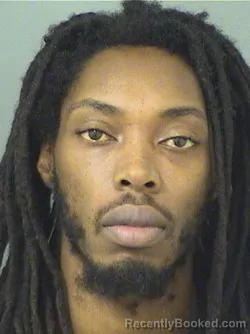 Mugshot of GREVILLE LAWRENCEII booked in Palm Beach County, Florida on April 3, 2026