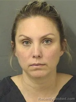 Mugshot of BRUNA FRANKE booked in Palm Beach County, Florida on April 6, 2026