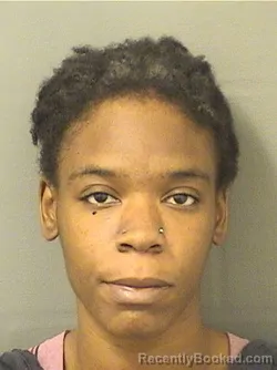 Mugshot of JASMINE TILEISHA JONES booked in Palm Beach County, Florida on April 11, 2026