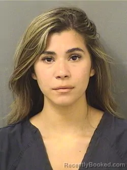 Mugshot of VICTORIA GONZALEZ booked in Palm Beach County, Florida on April 20, 2026