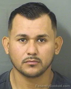 Mugshot of RIGOBERTO DIAZ booked in Palm Beach County, Florida on April 20, 2026