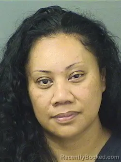 Mugshot of TEUAELILO KAREN PUMATE booked in Palm Beach County, Florida on April 21, 2026