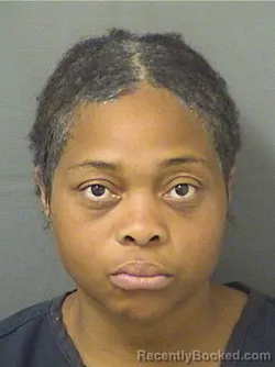 Mugshot of TEKEYA LASHAY LATHAN booked in Palm Beach County, Florida on April 21, 2026