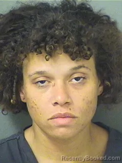 Mugshot of FAITH LASHA MILES booked in Palm Beach County, Florida on April 21, 2026
