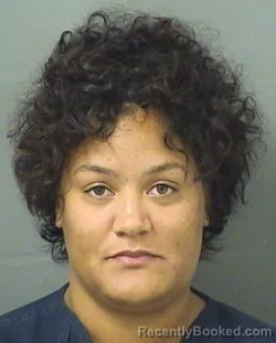 Mugshot of LEXIS M MORENO booked in Palm Beach County, Florida on April 22, 2026