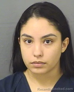 Mugshot of SAMANTHA CRUZ booked in Palm Beach County, Florida on April 22, 2026