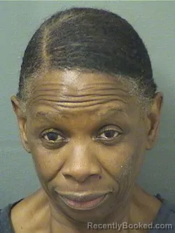 Mugshot of LAJUANA DENISE WATSON booked in Palm Beach County, Florida on April 22, 2026