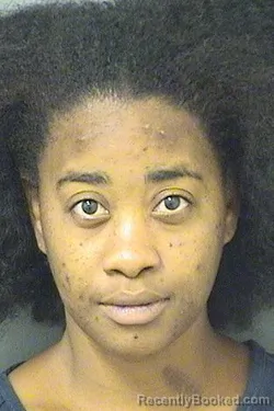 Mugshot of KEONDRA VERNISHIA POWELL booked in Palm Beach County, Florida on April 22, 2026