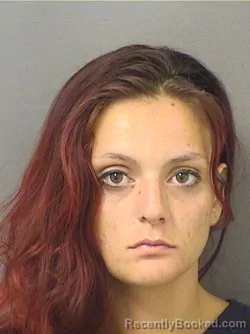 Mugshot of AMORA JEAN ASTACIO booked in Palm Beach County, Florida on April 22, 2026