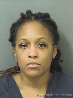 Mugshot of DOMINIQUE ALEXIS JOHNSTON booked in Palm Beach County, Florida on April 23, 2026
