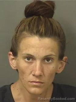 Mugshot of KATHERINE BRITTANY STREETER booked in Palm Beach County, Florida on April 23, 2026