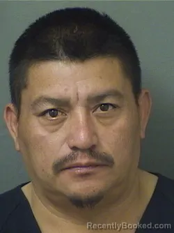 Mugshot of JOSE ISAAC SALMERON booked in Palm Beach County, Florida on April 24, 2026