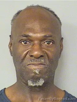 Booking photo from Palm Beach County, Florida