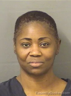 Mugshot of CASSANDRA EVETTE MYERS booked in Palm Beach County, Florida on May 11, 2026