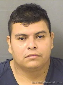 Mugshot of JUAN DANIEL SUAREZRUEDA booked in Palm Beach County, Florida on May 11, 2026