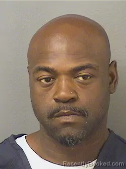 Mugshot of BRANDON LAMAR WILSON booked in Palm Beach County, Florida on May 11, 2026