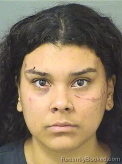 Mugshot of ANGELA ROSALES booked in Palm Beach County, Florida on May 11, 2026