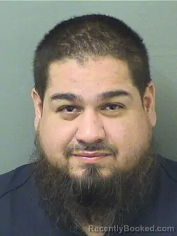 Mugshot of STEVE LEEANGEL CASTILLO booked in Palm Beach County, Florida on May 12, 2026