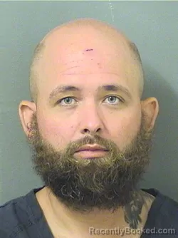 Mugshot of DONALD FRANCIS IV INNIS booked in Palm Beach County, Florida on May 13, 2026