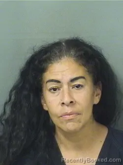 Mugshot of TINA MARIE SANTIAGO booked in Palm Beach County, Florida on May 14, 2026